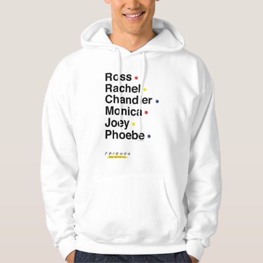 FRIENDS™ | Zeichennamen 2 Hoodie (Vorderseite)