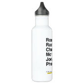 FRIENDS™ | Zeichennamen Edelstahlflasche (Links)