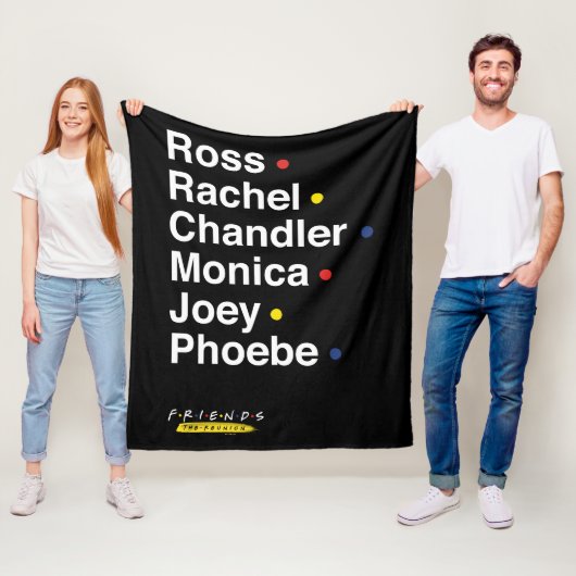 FRIENDS™ | Zeichennamen Fleecedecke (Beispiel)