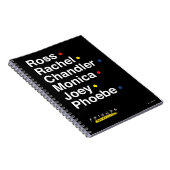 FRIENDS™ | Zeichennamen Notizblock (Rechte Seite)