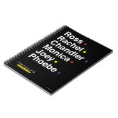 FRIENDS™ | Zeichennamen Notizblock (Linke Seite)