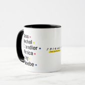 FRIENDS™ | Zeichennamen Tasse (Vorderseite Links)