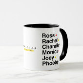 FRIENDS™ | Zeichennamen Tasse (VorderseiteRechts)