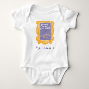 FRIENDS™ Zitat "Willkommen in der realen Welt" Baby Strampler