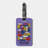 FRIENDS™-Zitate Gepäckanhänger (Rückseite vertikal)