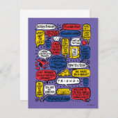 FRIENDS™-Zitate Mitteilungskarte (Vorne/Hinten)