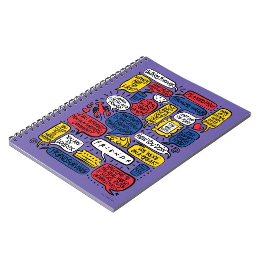 FRIENDS™-Zitate Notizblock (Linke Seite)