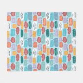FRIENDS™ Zitatmuster Fleecedecke (Vorderseite (Horizontal))