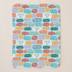FRIENDS™ Zitatmuster Sherpadecke