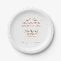 Friendsgiving-Abendparty Chic Minimal