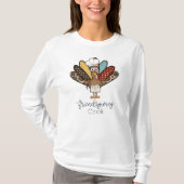 Friendsgiving Cook Türkei Schürze Funny T-Shirt (Vorderseite)