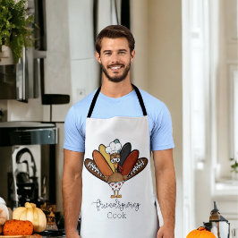 Friendsgiving Cook Turkey Boxers Funny Schürze