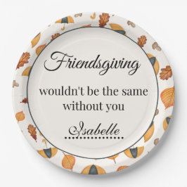 Friendsgiving Dinner Holiday Party Tellerware Boho Pappteller