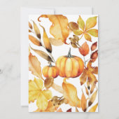 Friendsgiving Dinner Invitation Fall Einladung (Rückseite)