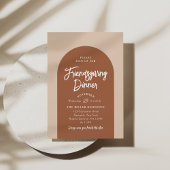 Friendsgiving Dinner Modern Arch | Gewürz Einladung