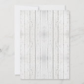 Friendsgiving Dinner Rustikale Pumpkins Fall Einladung (Rückseite)