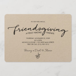 Friendsgiving Einladung