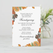 Friendsgiving-Einladung Einladung (Stehend Vorderseite)
