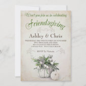 Friendsgiving Einladung - Erntedank (Vorderseite)