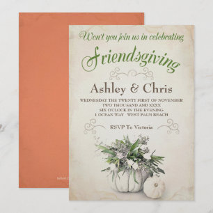 Friendsgiving Einladung - Erntedank