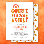 Friendsgiving-Einladung Gackern Bis Du Schwankst Einladung