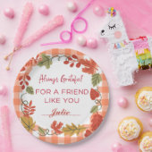 Friendsgiving Erntedank Dinner Pappteller (Party)