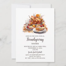 Friendsgiving-Erntedankfest-Essen