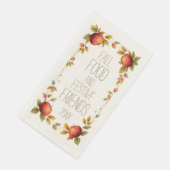 Friendsgiving Fall Food Festivals Freunde Apple Le Serviette (Ecke)