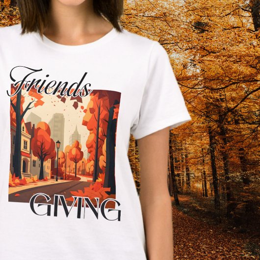 Friendsgiving Fall Orange T-Shirt