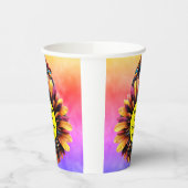 Friendsgiving Funky Erntedank Pappbecher (Links)