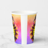 Friendsgiving Funky Erntedank Pappbecher (Rechts)