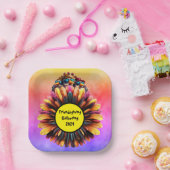 Friendsgiving Funky Erntedank Pappteller (Party)