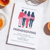 Friendsgiving Girls Erntedank Party Einladung