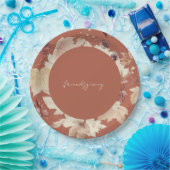 Friendsgiving Herbstlaubs Cinnamon Erntedank Pappteller (Party)