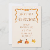Friendsgiving Invitation Einladung (Vorderseite)
