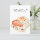 Friendsgiving Invitation for Thanksgiving Save The Date (Stehend Vorderseite)