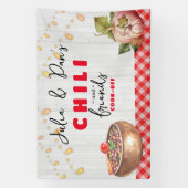 Friendsgiving Potluck Chili Cook Off Erntedank Banner (Vertikal)