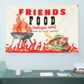 Friendsgiving Potluck GRILLEN Cook Off Erntedank Banner (Messe)