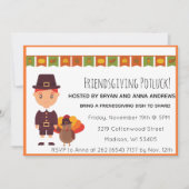 Friendsgiving Potluck Pilgrim Türkei Einladung (Vorderseite)
