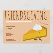 Friendsgiving Smilkin Pumpkin Pie Slice Urlaub