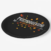 Friendsgiving Squad Erntedank Friendship Friendshi Pappteller (Schrägansicht)