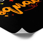 Friendsgiving Squad Funny Thanksgiving Friendship Poster (Ecke)