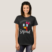Friendsgiving Squad Happy Thanksgiving Turkey Day T-Shirt (Vorne ganz)