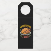 Friendsgiving Squad Türkei Dinner Geschenk Match Flaschenanhänger (Vorderseite)