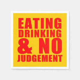 Friendsgiving trinken Kein Urteil Napkins Serviette