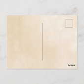 Friendsgiving Woodland Animes Herbstleaves Postkarte (Rückseite)