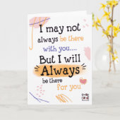 Friendship - Always There for You Karte (Gelbe Blume)