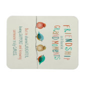 Friendship Birds Shared Laughter and Support  Magnet (Horizontal)