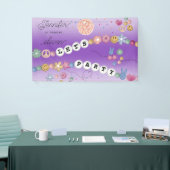 Friendship Bracelet Girl Jewelry Birthday Party Banner (Messeveranstaltung)