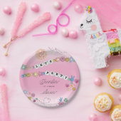 Friendship Bracelet Girl Jewelry Birthday Party Pappteller (Party)